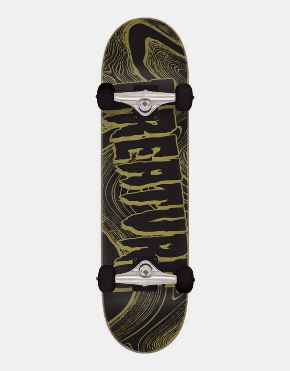 Creature Metallic Swirl Logo Complete Skateboard - 7.75"