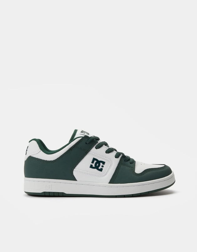 DC Manteca 4 Skate Shoes - White/Dark Olive