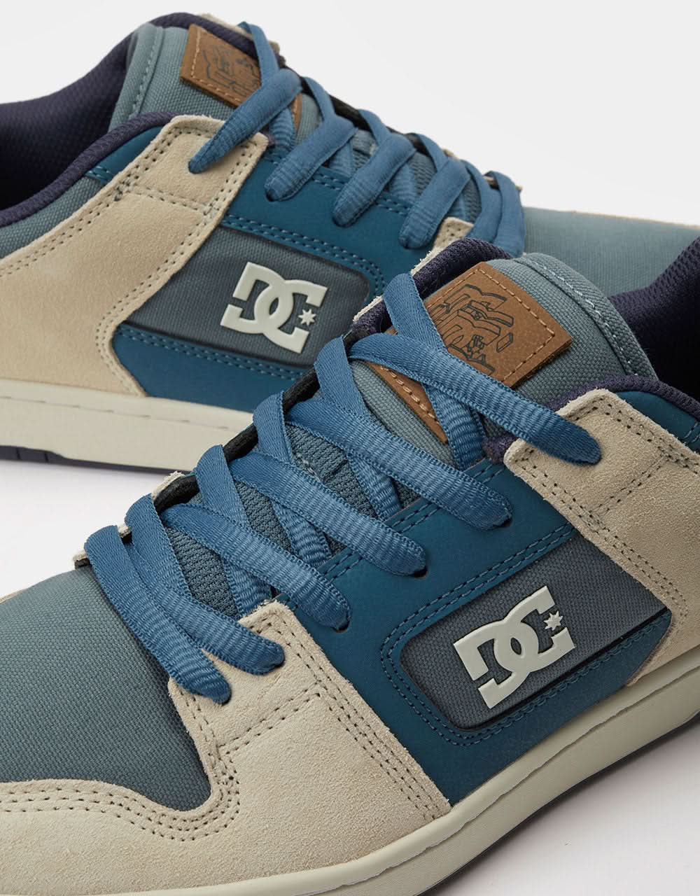 DC Manteca 4 Skate Shoes - Grey/Blue/White