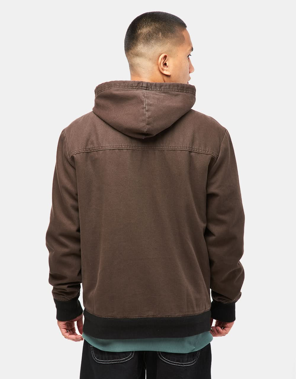 Dickies Hooded Duck Canvas Jacket - Dark Brown