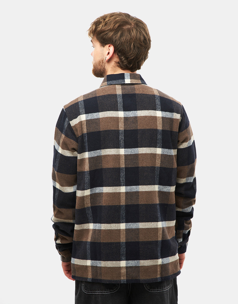 Dickies Plaid Coaling L/S Shirt - Mushroom