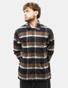 Dickies Plaid Coaling L/S Shirt - Mushroom