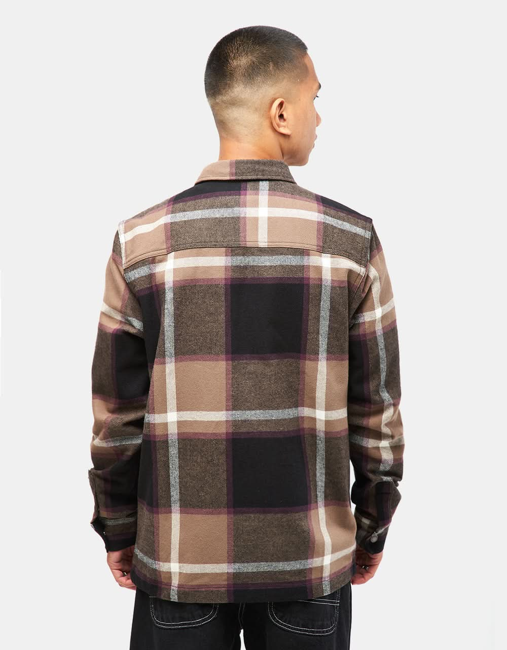 Dickies Nimmons L/S Shirt - Dark Brown