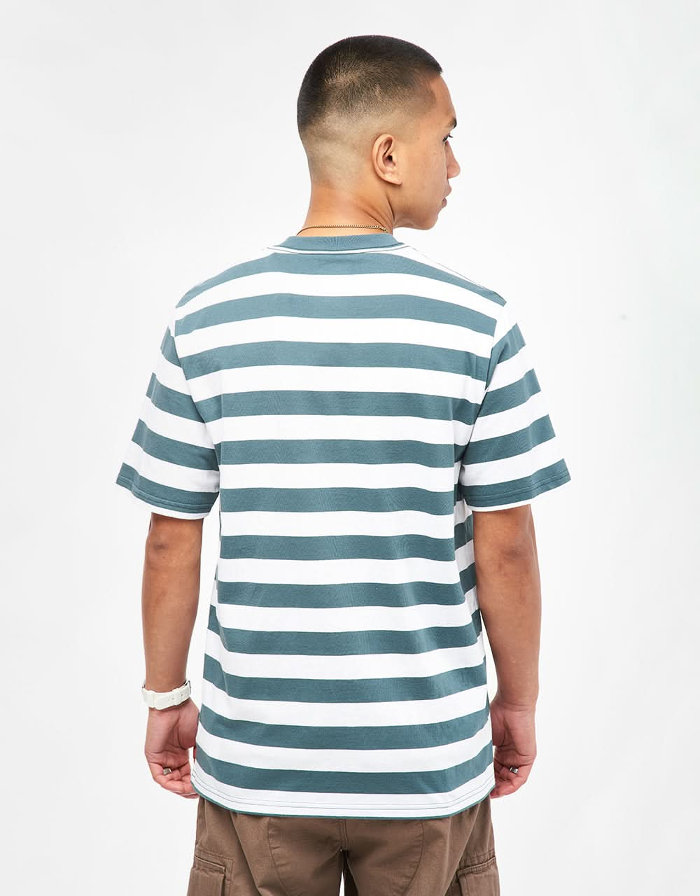 Dickies Rivergrove Stripe T-Shirt - Lincoln Green