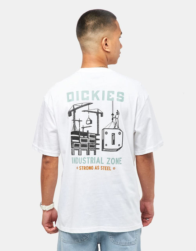 Camiseta Dickies Zona Industrial - Blanco