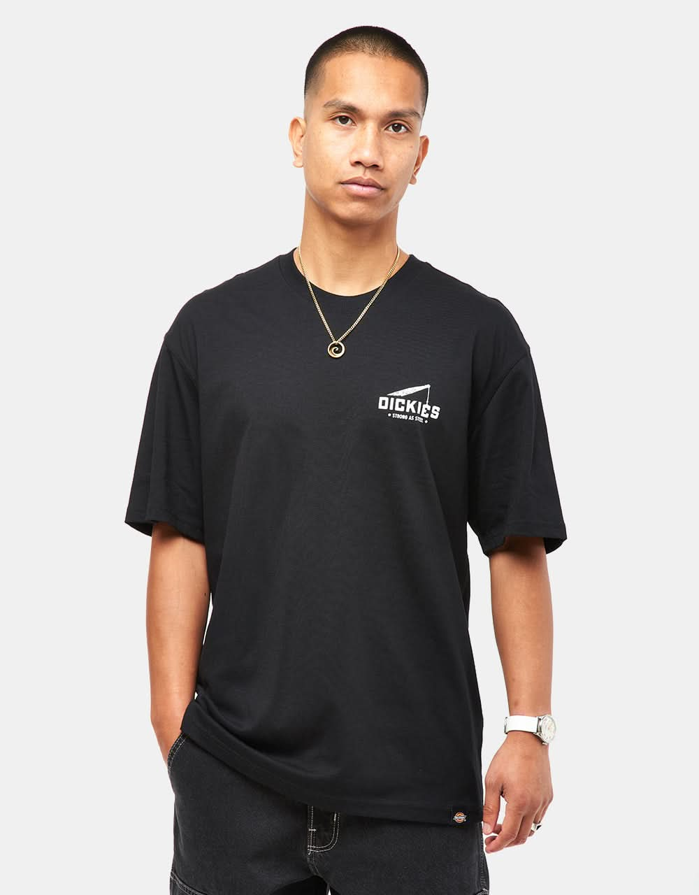 Camiseta Dickies Zona Industrial - Negro