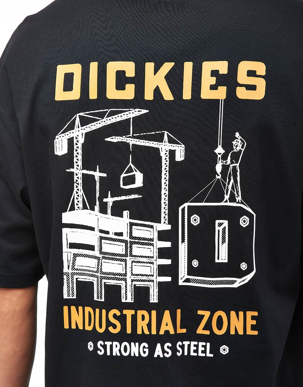 Camiseta Dickies Zona Industrial - Negro