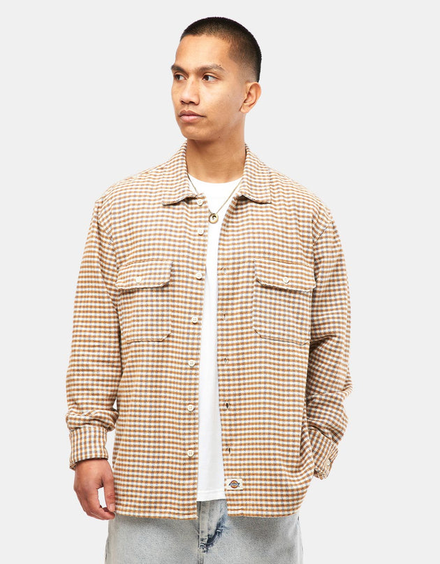 Chemise L/S Dickies Frenchtown - Whitecap Grey