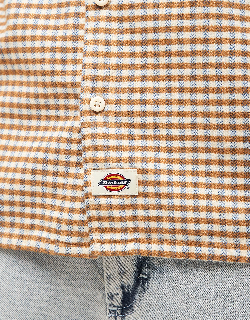 Dickies Frenchtown L/S Shirt - Whitecap Gray