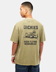 T-shirt da lavoro Dickies High Flying - Verde imperiale