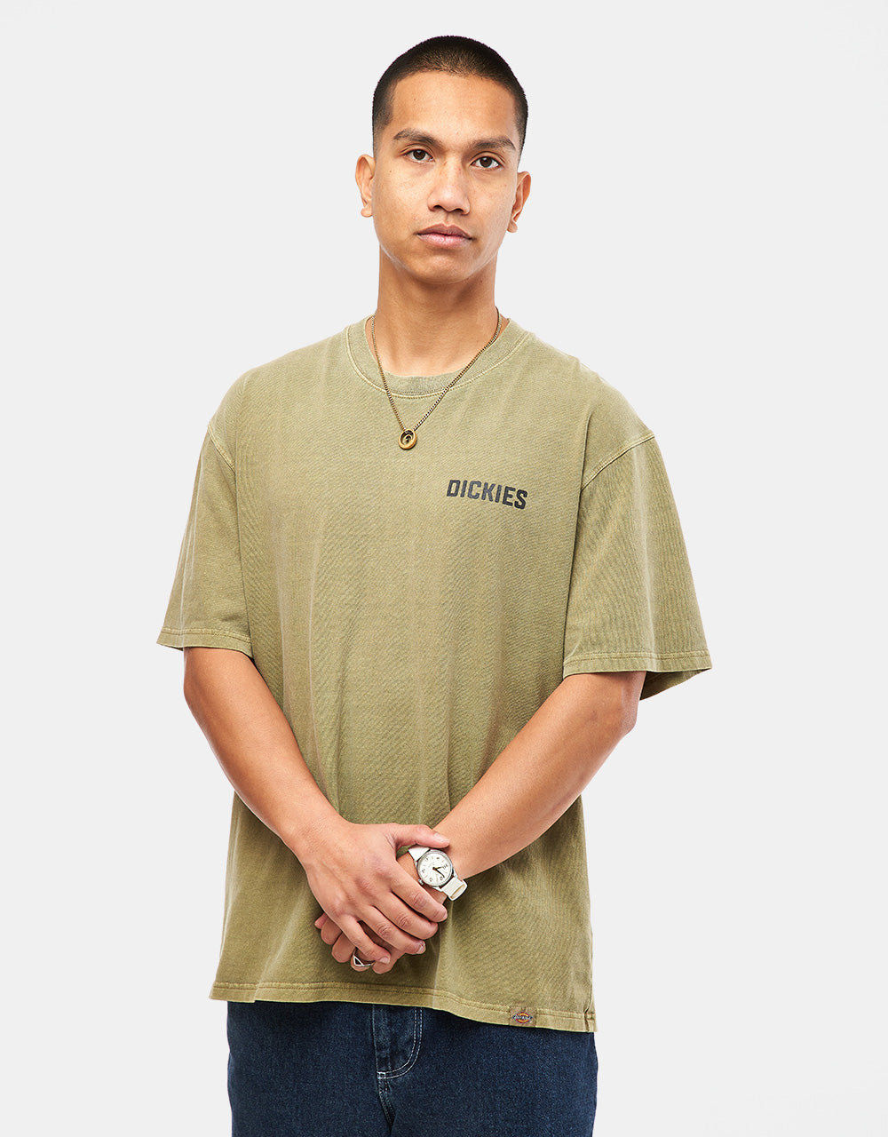 Camiseta Dickies High Flying Workwear - Verde Imperial