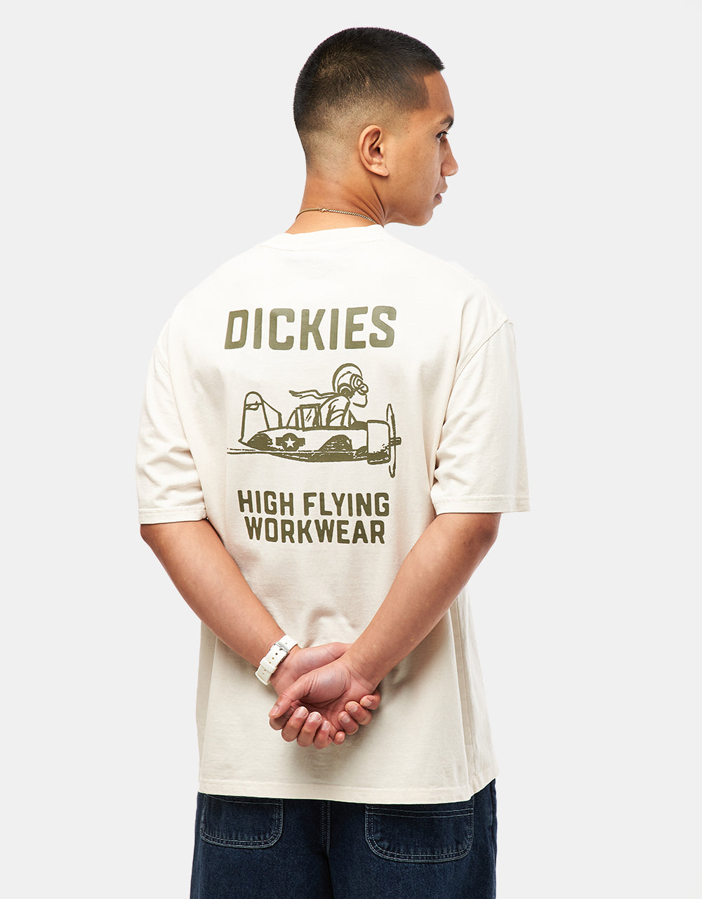 T-shirt da lavoro Dickies High Flying - Nuvola