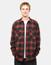 Dickies x Spitfire Flannel L/S Shirt - Red Ochre