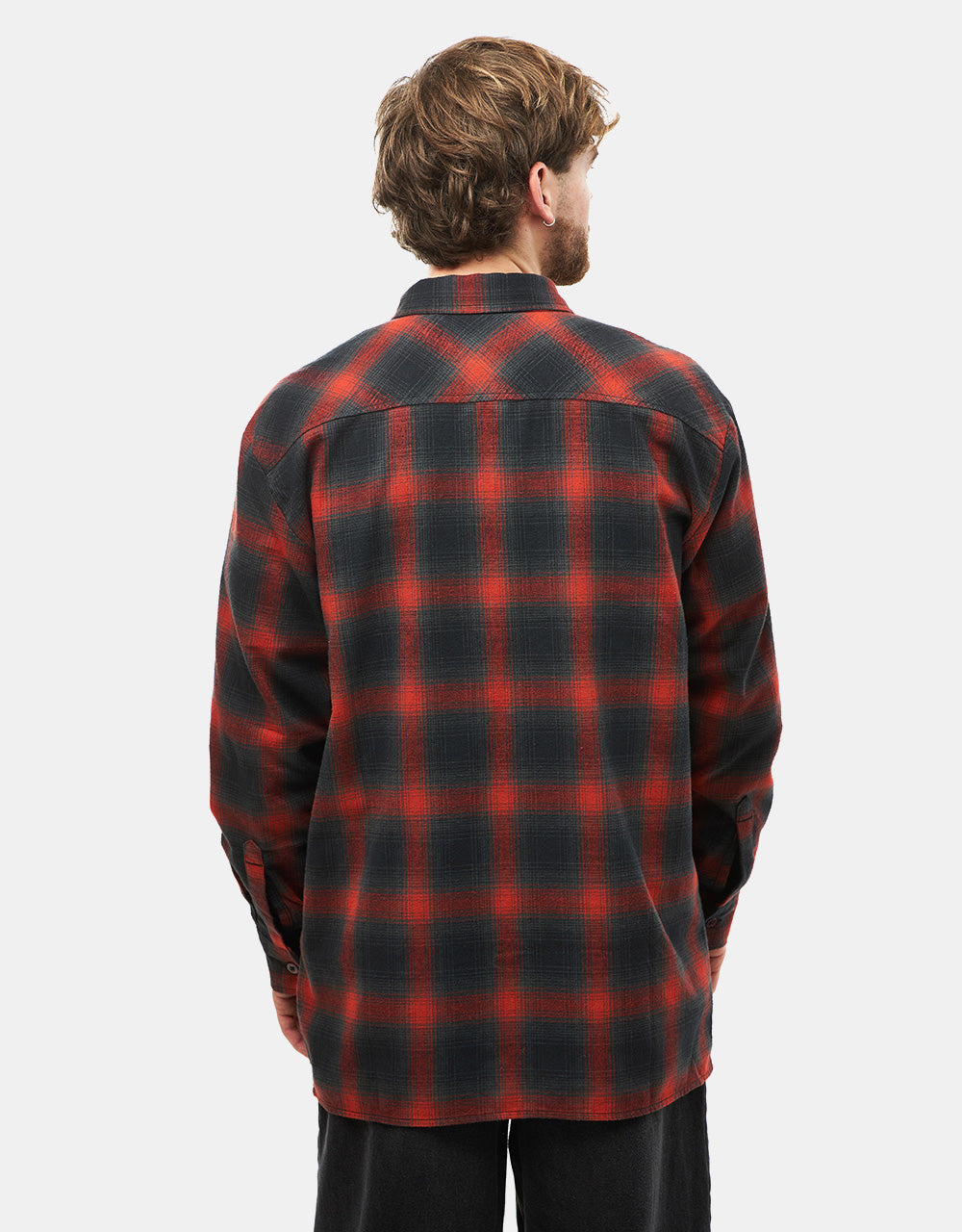 Dickies x Spitfire Flannel L/S Shirt - Red Ochre