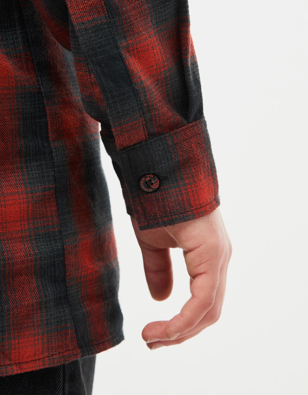 Dickies x Spitfire Flannel L/S Shirt - Red Ochre