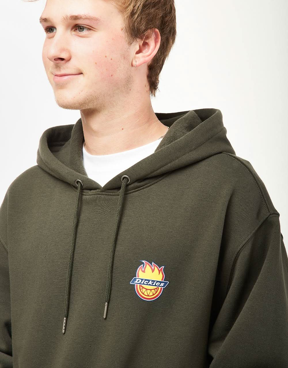 Dickies x Spitfire Pullover Hoodie - Olive Green