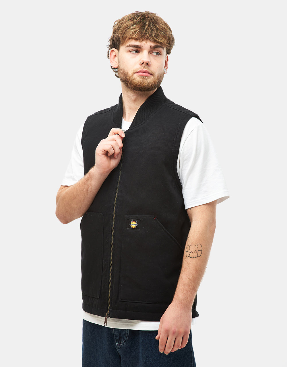 Dickies x Spitfire Vest - Black