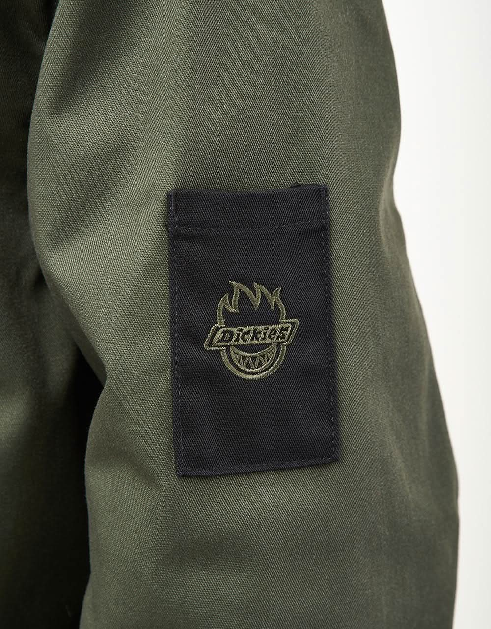 Chaqueta Dickies x Spitfire - Verde oliva