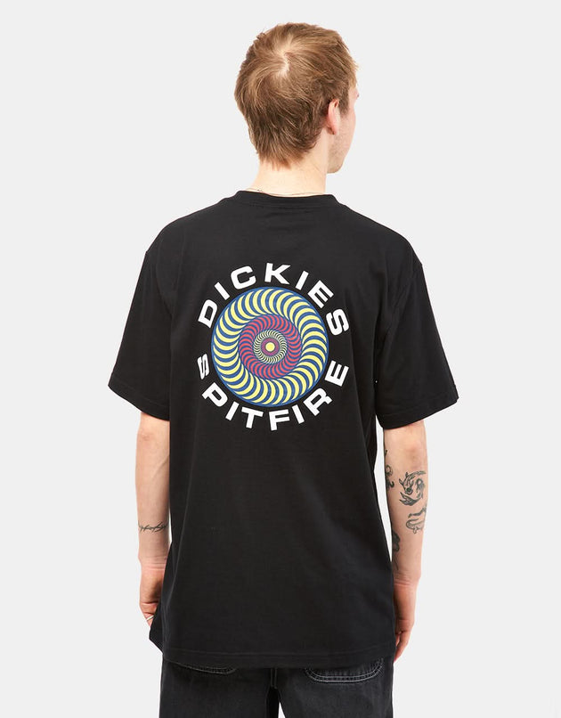 Camiseta Dickies x Spitfire - Negro