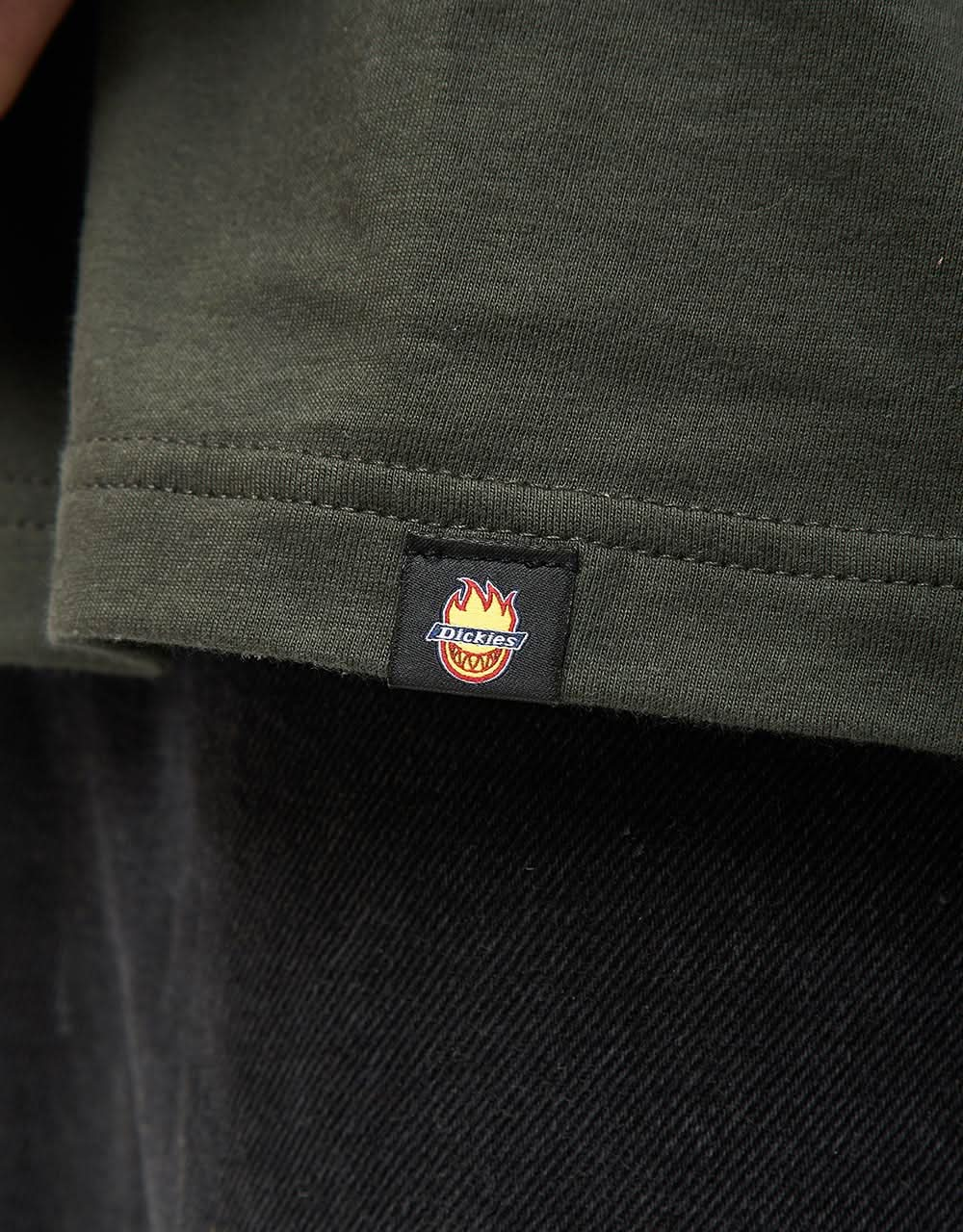 Dickies x Spitfire L/S T-Shirt - Olive Green