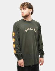 Dickies x Spitfire L/S T-Shirt - Olive Green