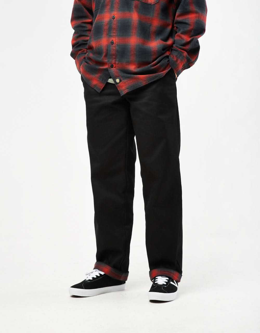 Dickies x Spitfire Pant Flannel Cuff Pant - Black