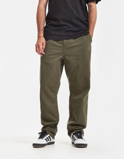 Carhartt WIP Flint Pant - Verde ufficio (tinto in capo)