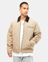 Carhartt WIP OG Detroit Jacket - Peanut/Black (Aged Canvas)