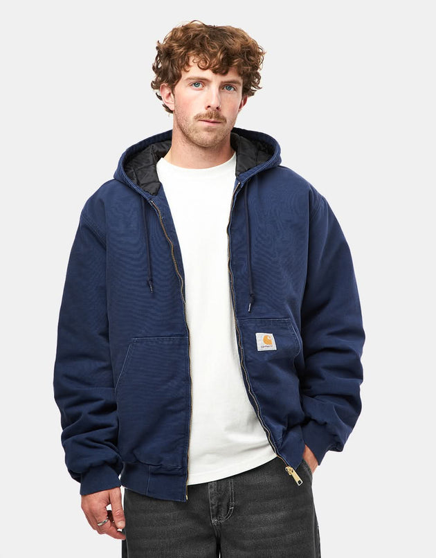 Giacca Carhartt WIP OG Active - Blu aeronautico (tela invecchiata)