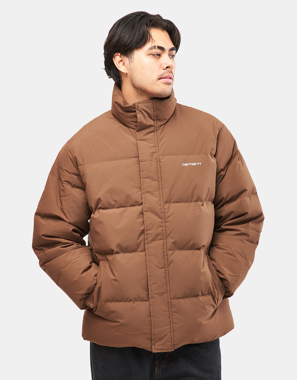 Carhartt WIP Danville Jacket - Chocolate/White