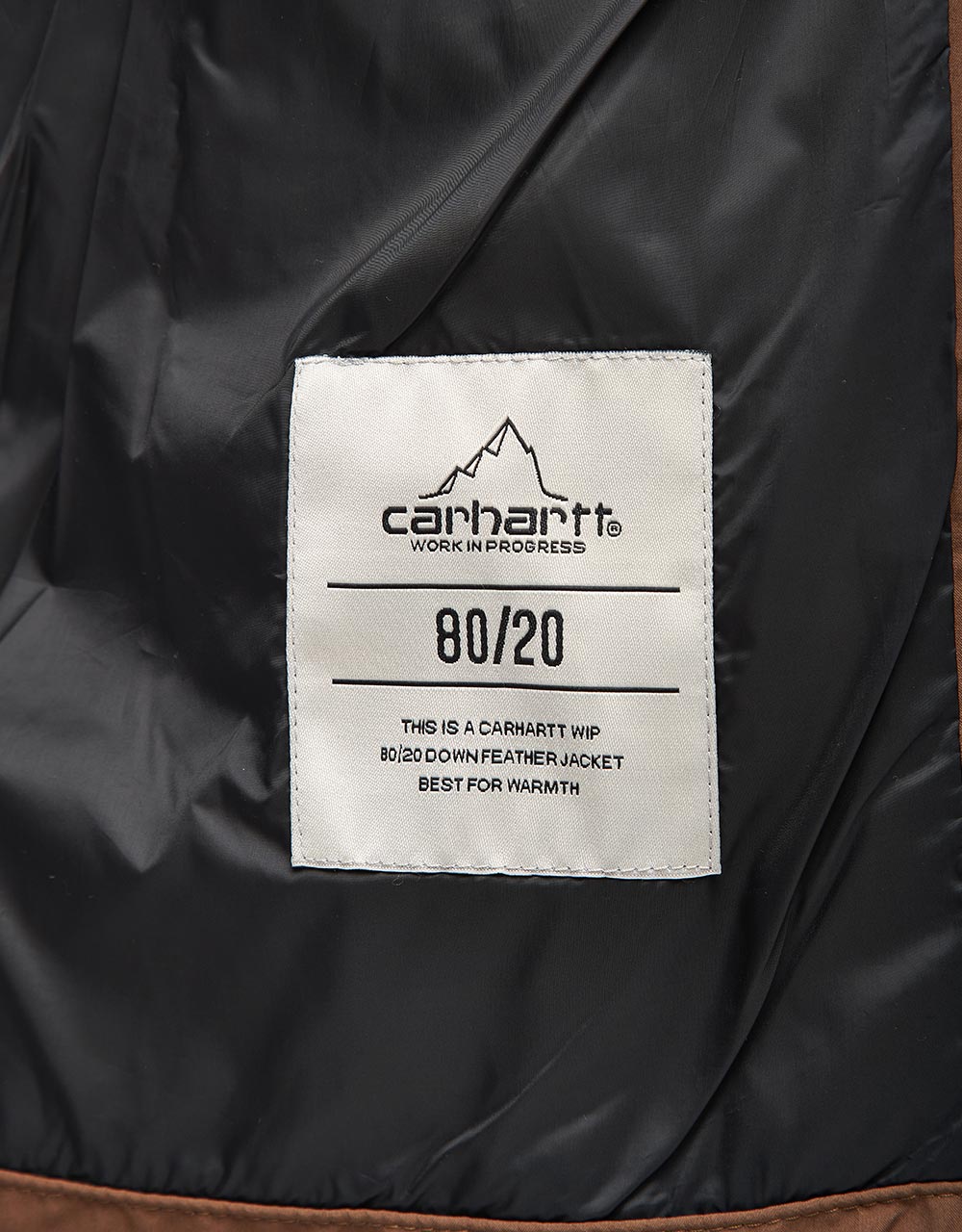 Carhartt WIP Danville Jacket - Chocolate/White