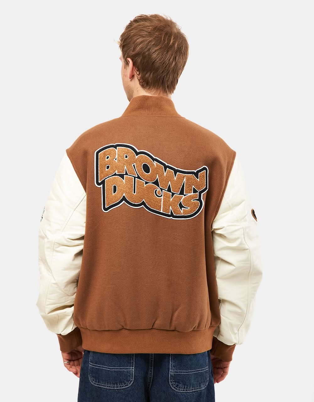 Carhartt WIP Brown Ducks Bomber - Hamilton Brown/Wax