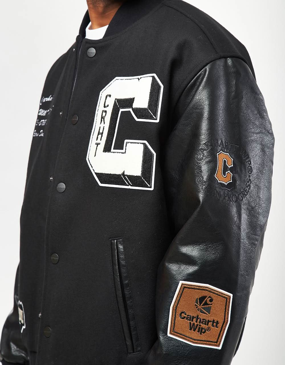 Carhartt WIP Brown Ducks Bomber - Black/Black