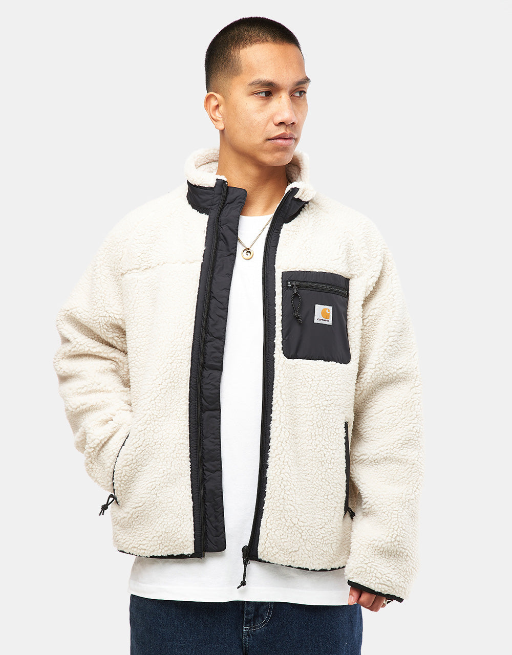 Carhartt WIP Prentis Liner - Moonbeam/Black