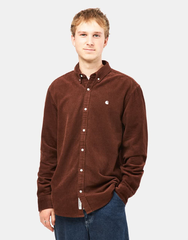 Camisa Carhartt WIP L/S Madison Cord - Offroad/Cera