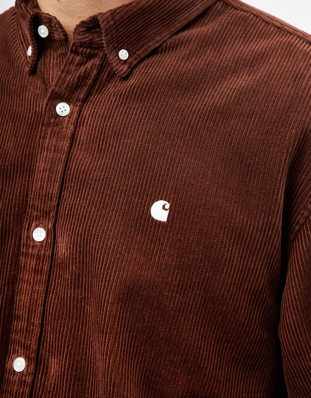 Carhartt WIP L/S Madison Cord Shirt - Offroad/Wax