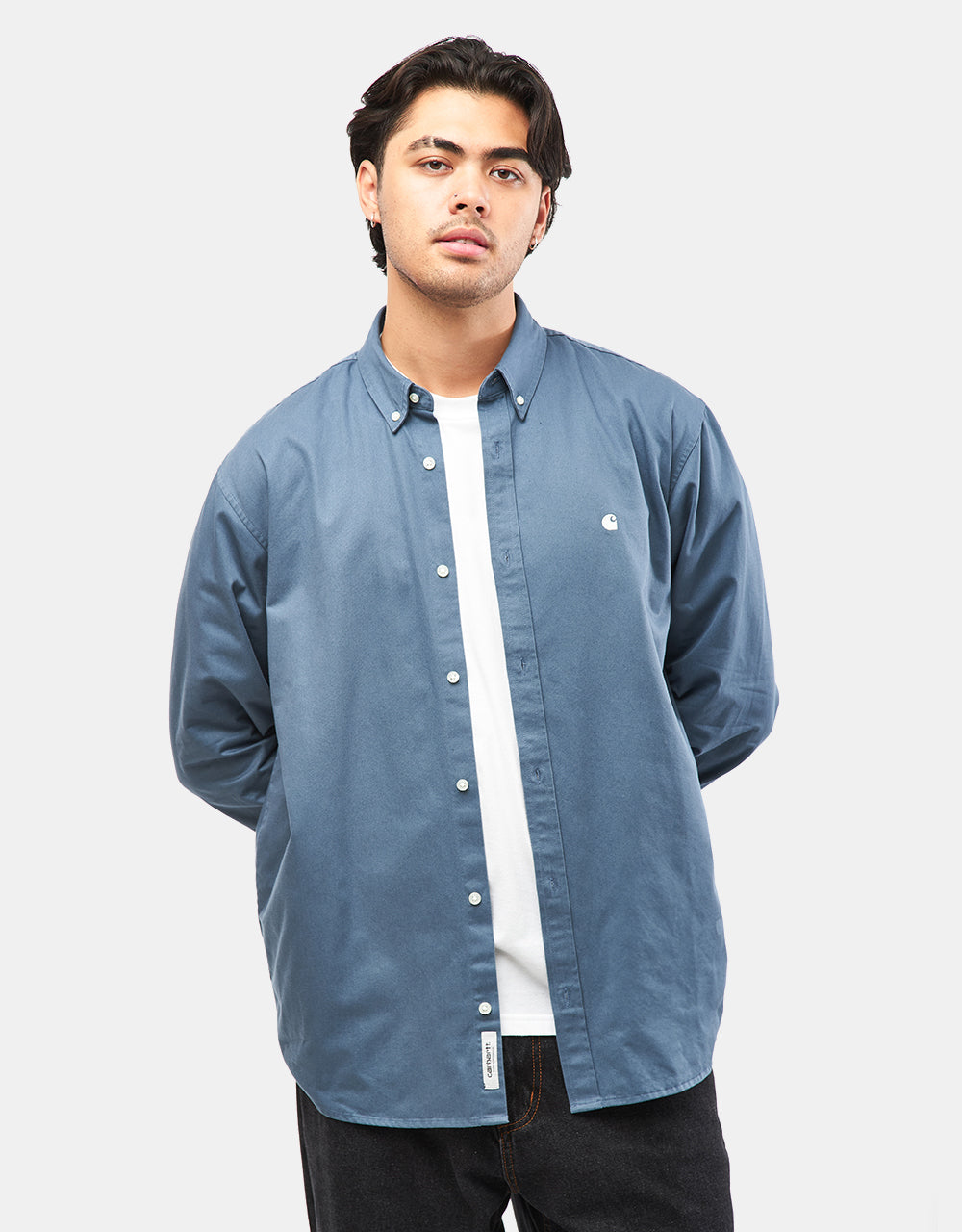 Carhartt WIP L/S Madison Shirt - Positano/Wax