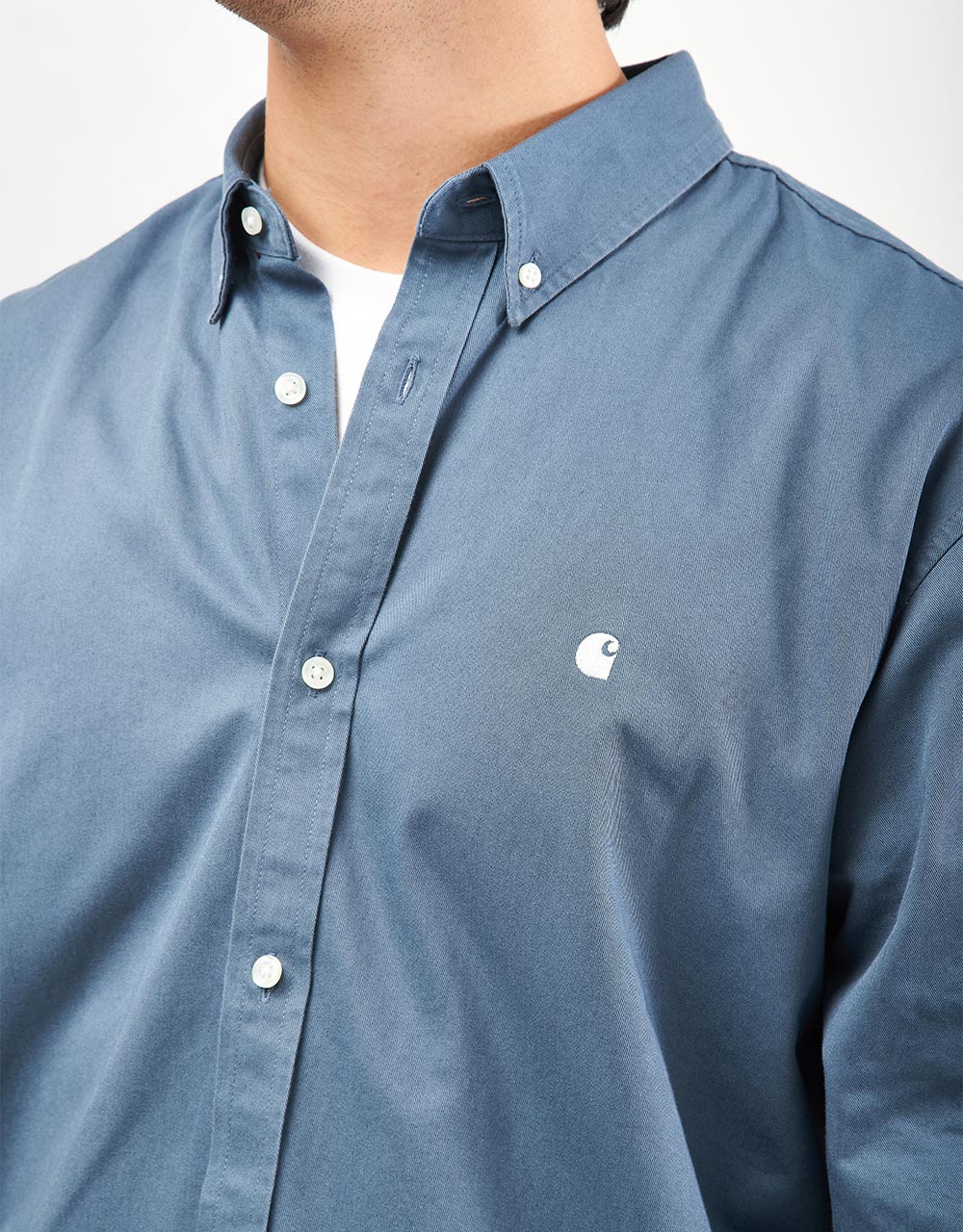 Carhartt WIP L/S Madison Shirt - Positano/Wax