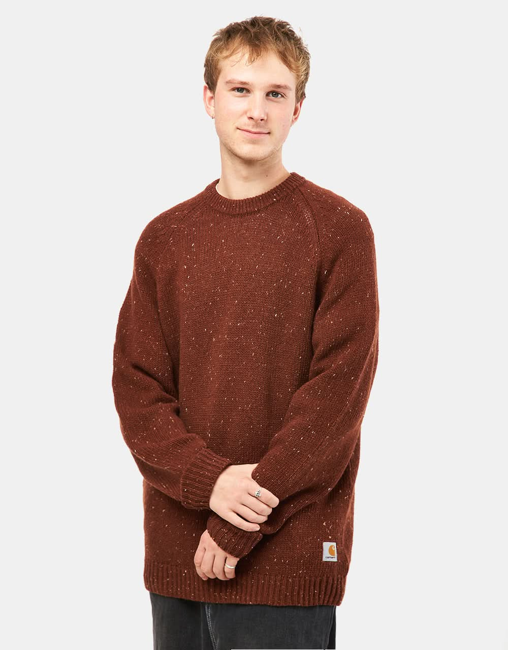 Carhartt WIP Anglistic Sweater - Speckled Offroad