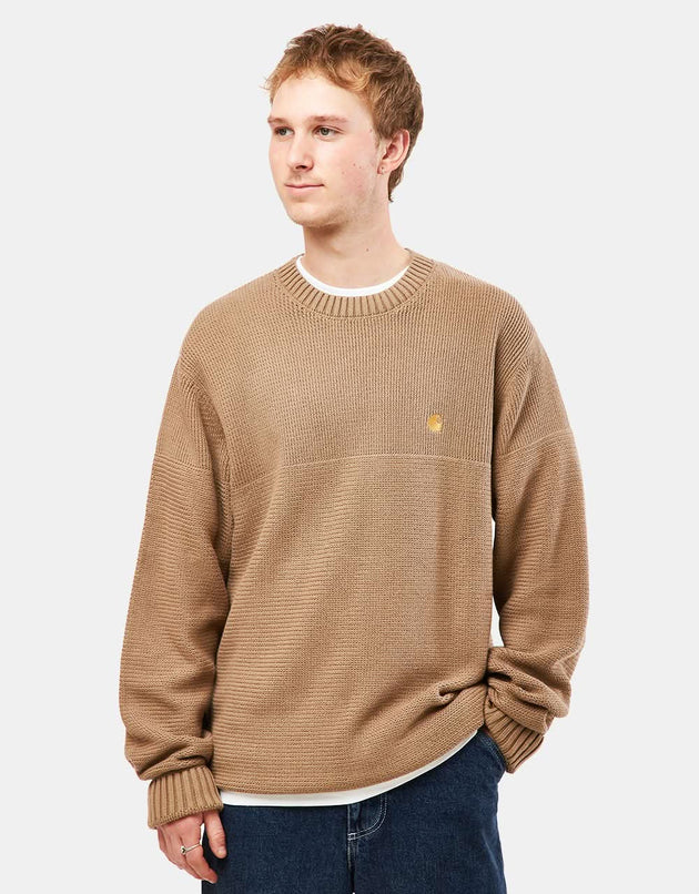 Maglione Carhartt WIP Chane - Pelle/Oro