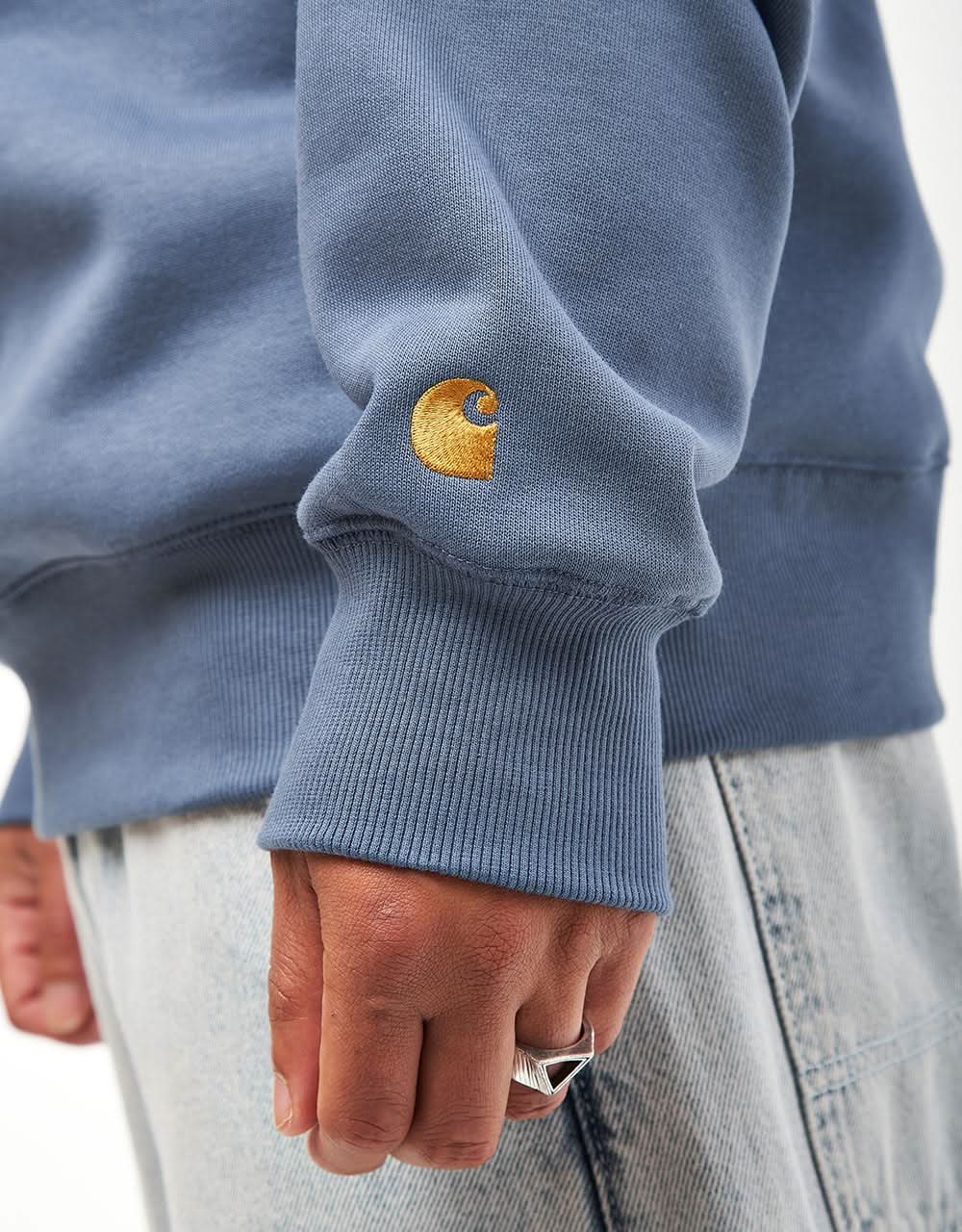 Carhartt WIP Chase Sweatshirt - Positano/Gold