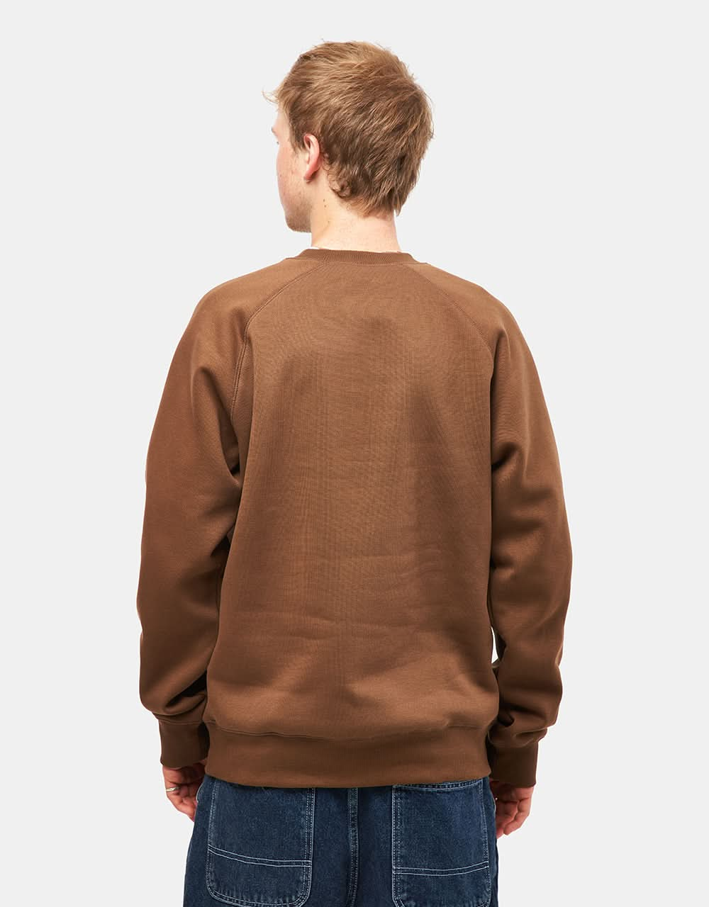 Carhartt WIP Chase Sweatshirt - Chocolate/Gold