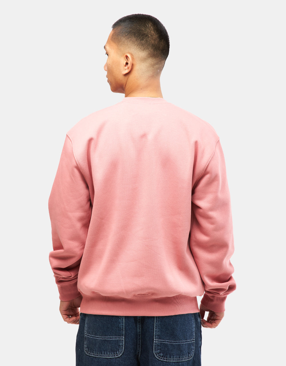 Carhartt WIP Sweat Carhartt - Rose poussiéreuse/Sycomore