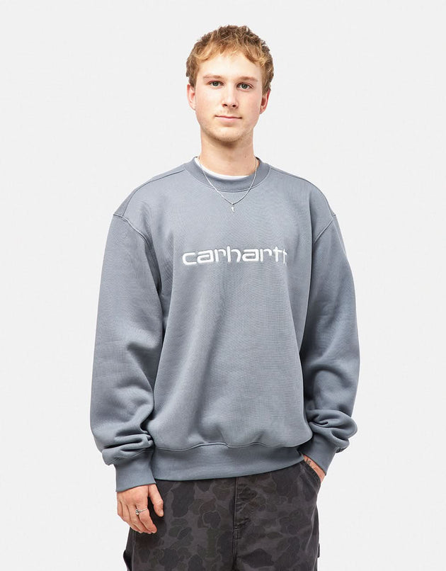 Carhartt WIP Sweat Carhartt - Gris Tourterelle/Cire