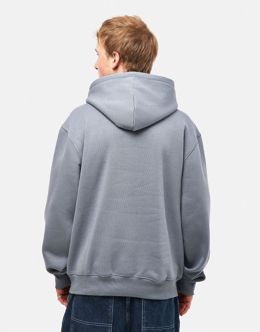 Carhartt WIP Hooded Carhartt Sweatshirt - Dove Grey/Wax