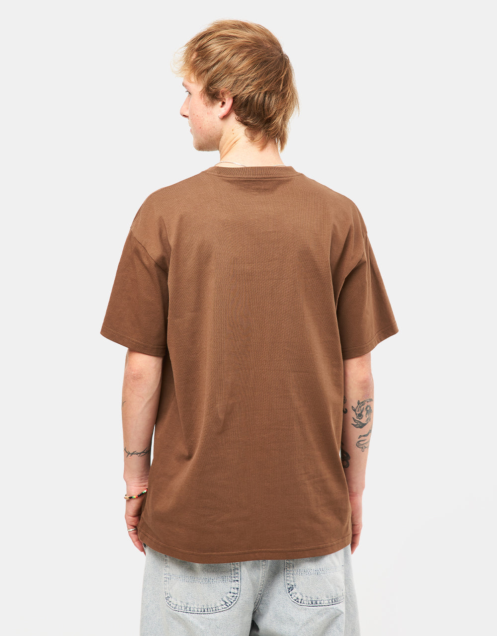 Carhartt WIP S/S Chase T-Shirt - Chocolate/Gold