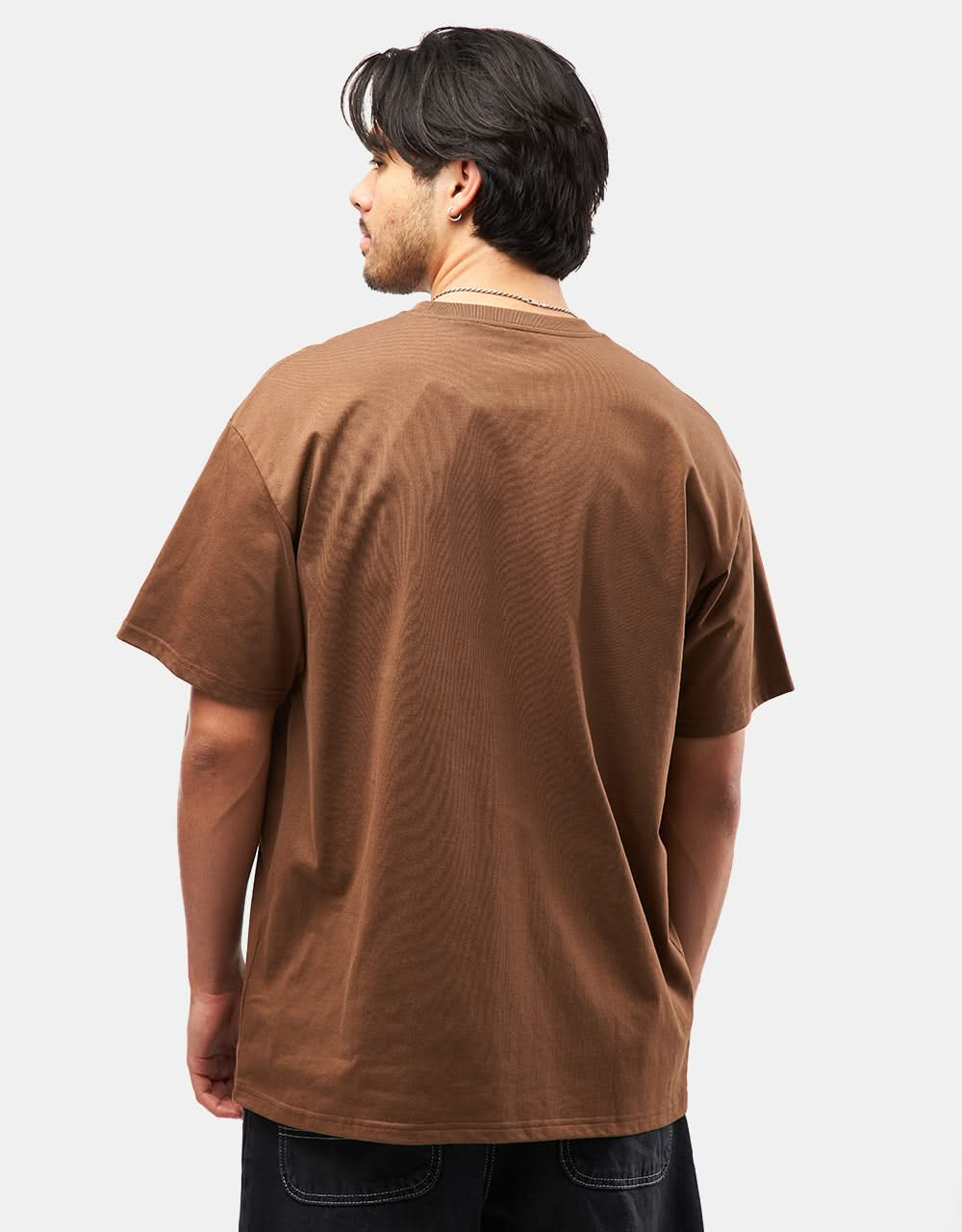 Carhartt WIP S/S Chase T-Shirt - Chocolate/Gold