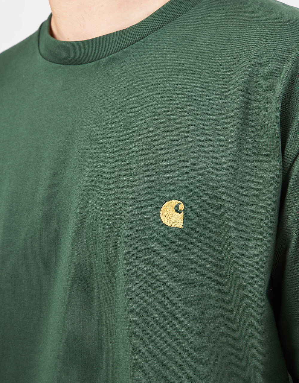 Carhartt WIP Chase T-Shirt - Sycamore Tree/Gold