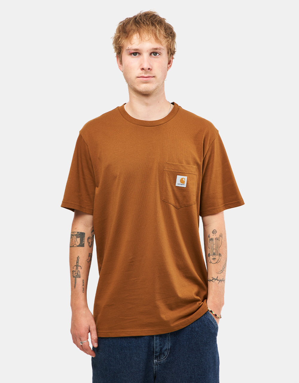 Carhartt WIP S/S Pocket T-Shirt - Deep Hamilton Brown