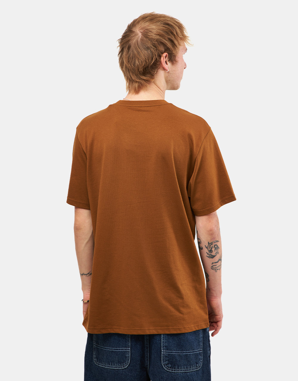 T-shirt Carhartt WIP Pocket - Marrone Hamilton intenso